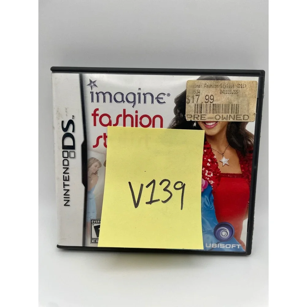 Imagine Fashion Stylist Nintendo DS Ubisoft Game CIB 166115-CVR E Everyone
